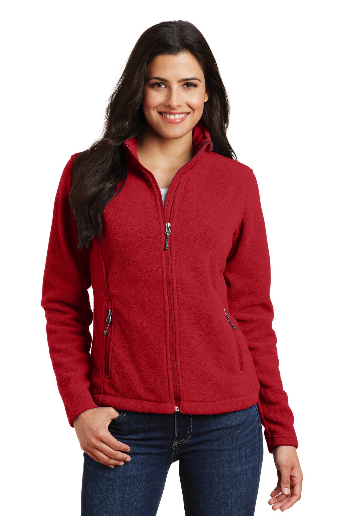 Port Authority Women's Value Fleece Jacket. L217 - True Red