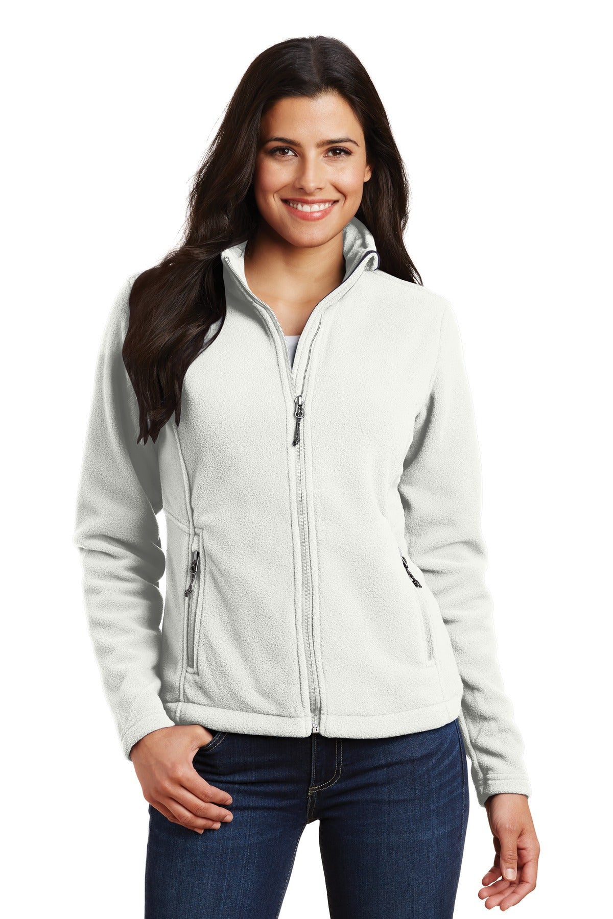 Port Authority Women's Value Fleece Jacket. L217 - Winter White