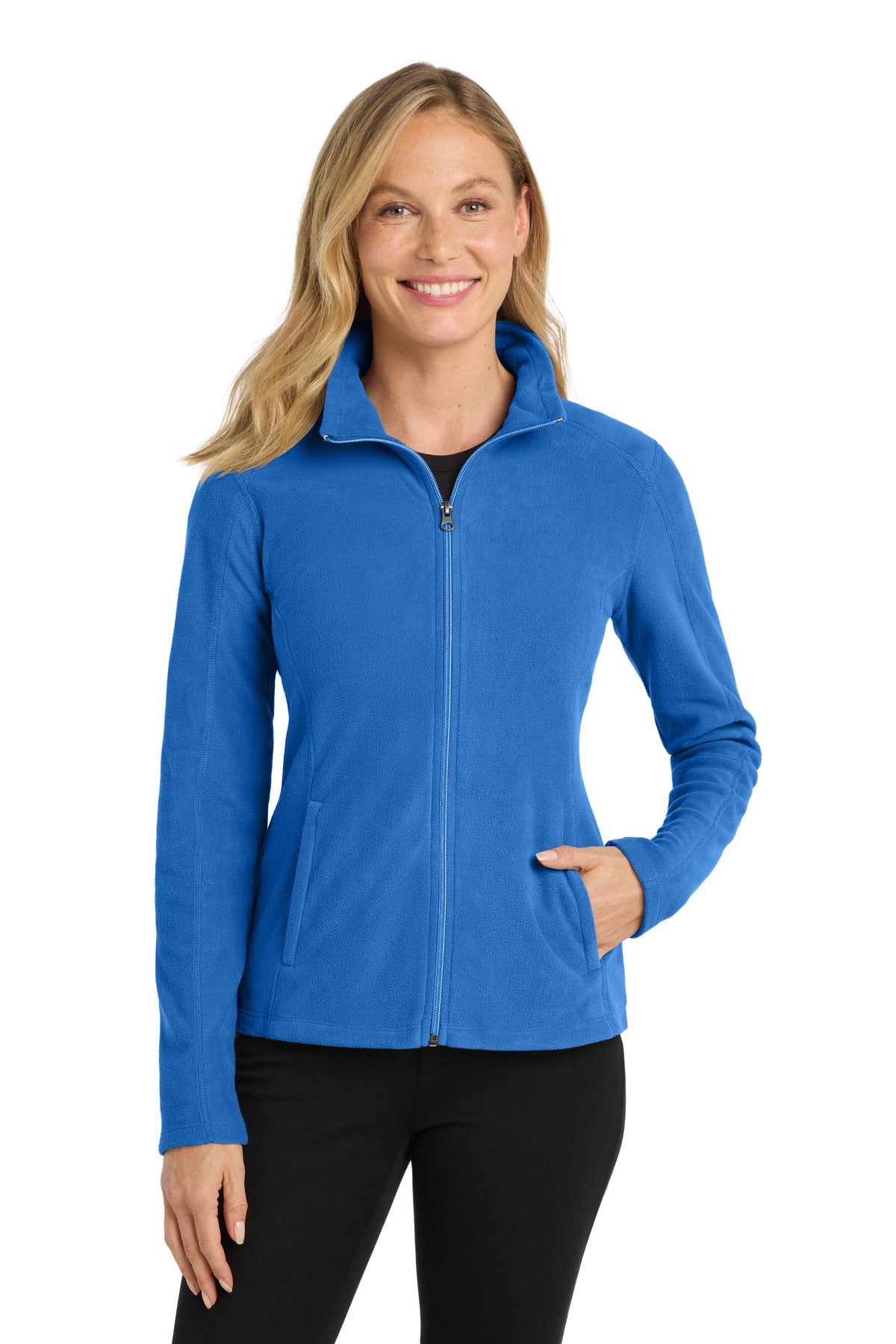 Port Authority Women's Microfleece Jacket. L223 - Light Royal