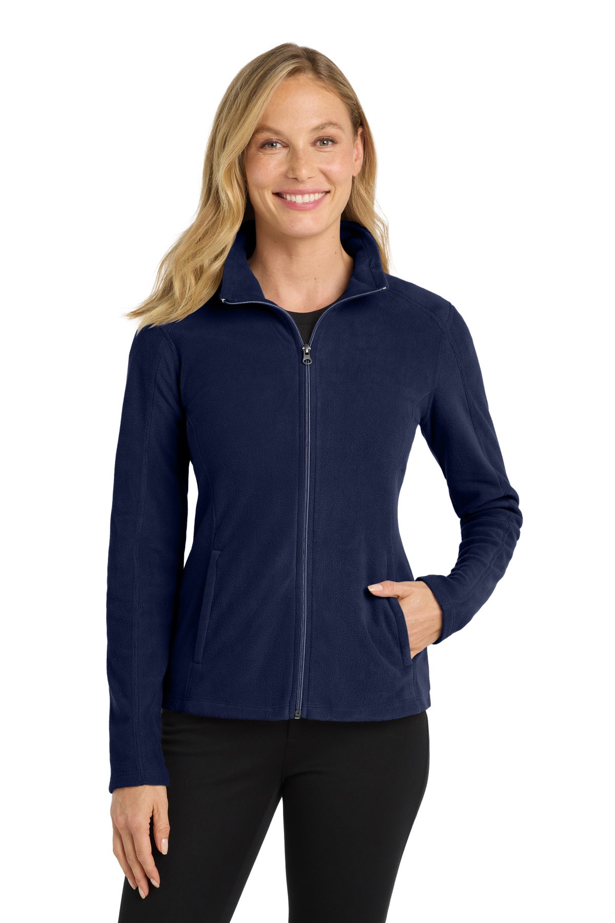 Port Authority Women's Microfleece Jacket. L223 - True Navy