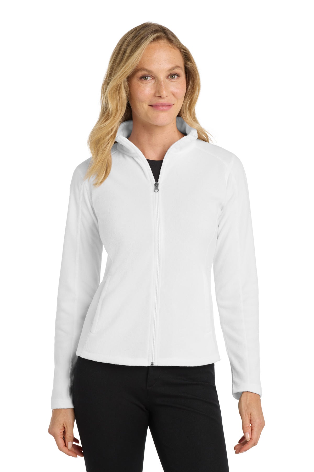 Port Authority Women's Microfleece Jacket. L223 - White
