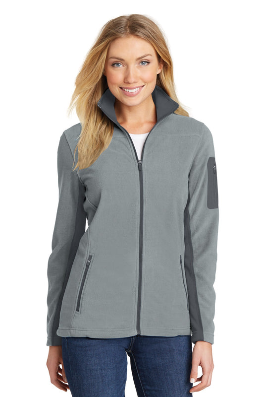 Port Authority Women's Summit Fleece Full-Zip Jacket. L233 - Frost Grey/ Magnet