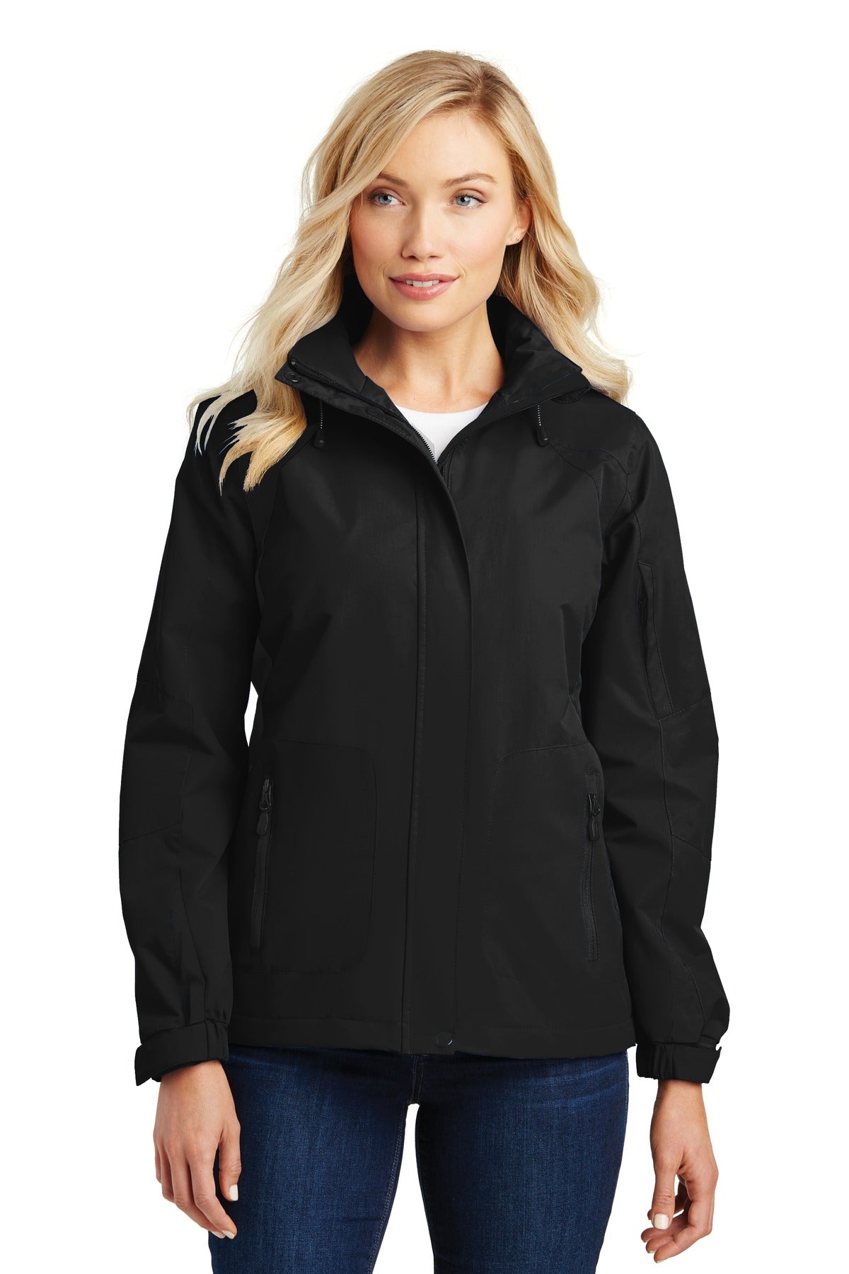 Port Authority Women's All-Season II Jacket. L304 - Black/ Black