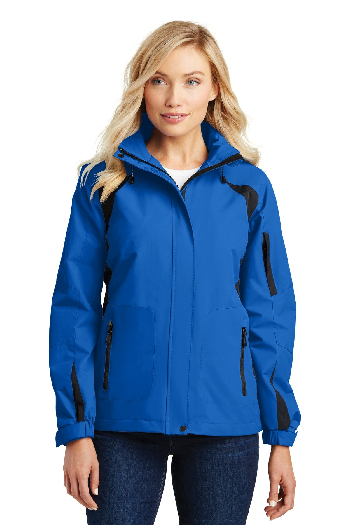 Port Authority Women's All-Season II Jacket. L304 - Snorkel Blue/ Black