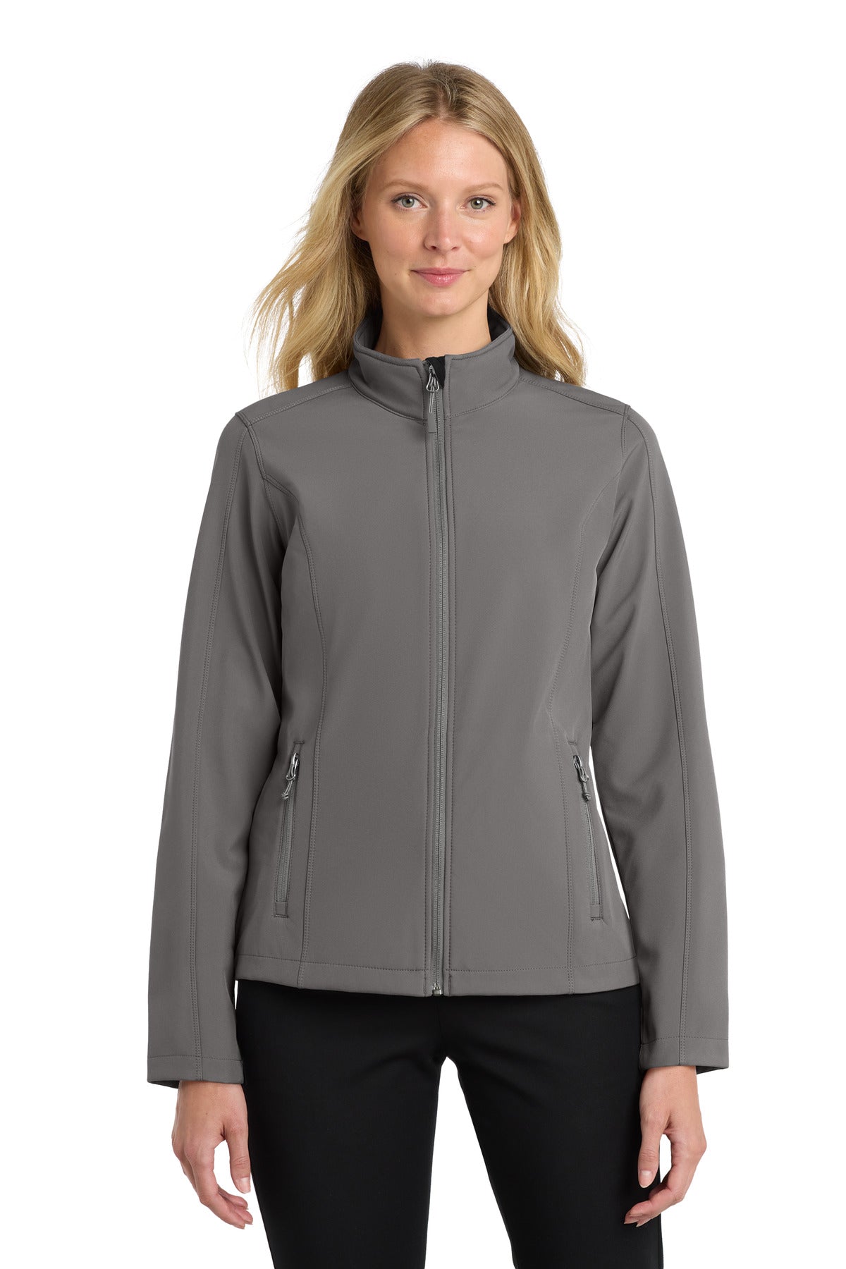 Port Authority Women's Core Soft Shell Jacket. L317 - Deep Smoke