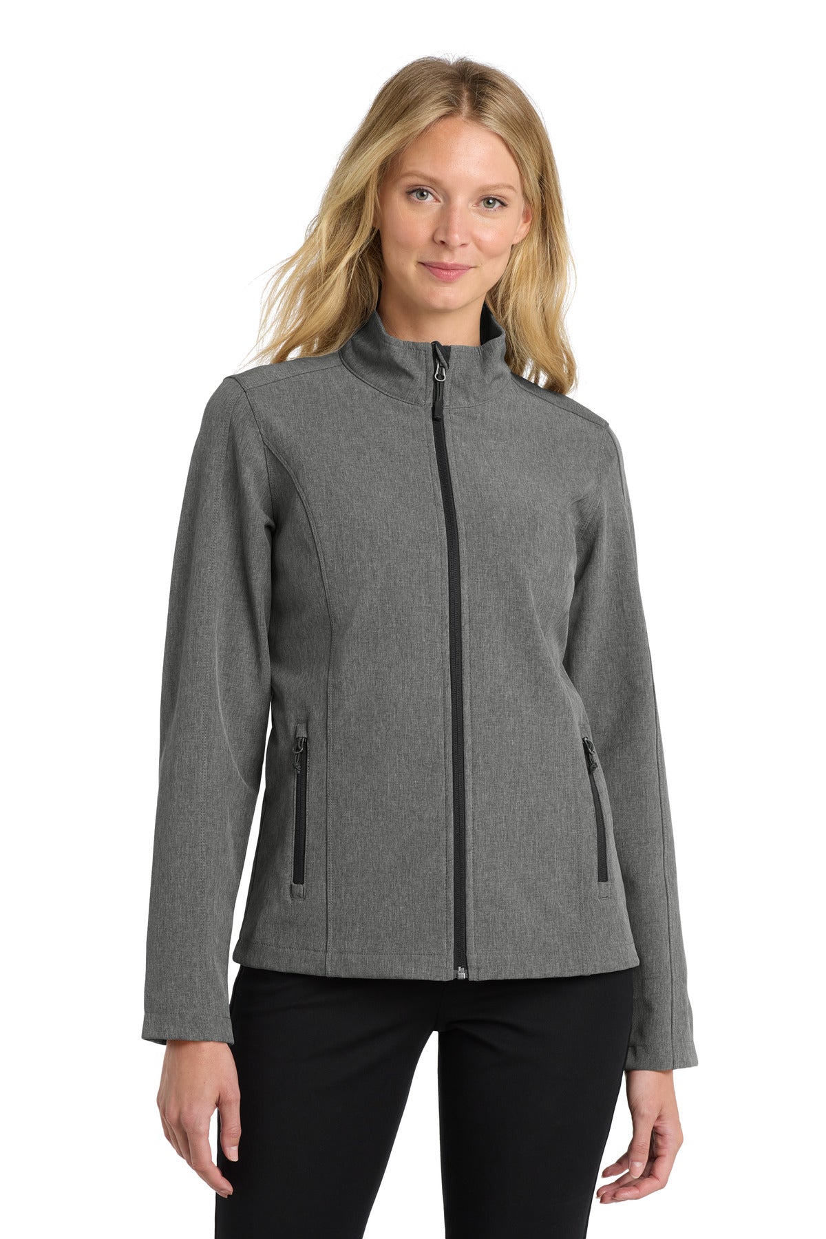 Port Authority Women's Core Soft Shell Jacket. L317 - Pearl Grey Heather