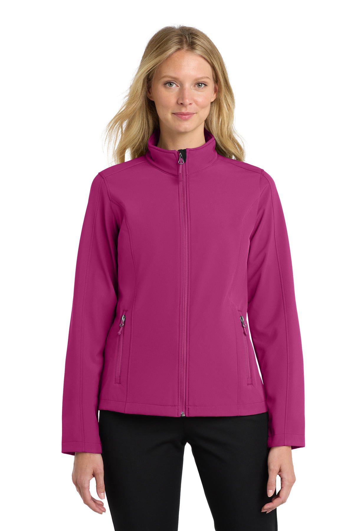 Port Authority Women's Core Soft Shell Jacket. L317 - Very Berry