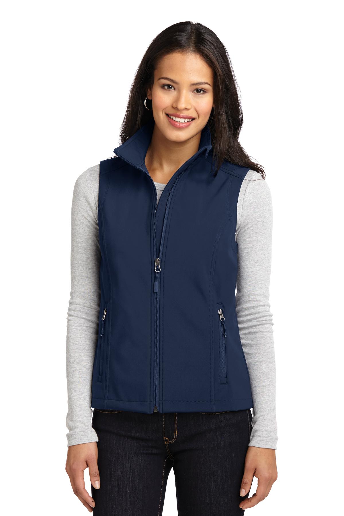 Port Authority Women's Core Soft Shell Vest. L325 - Dress Blue Navy