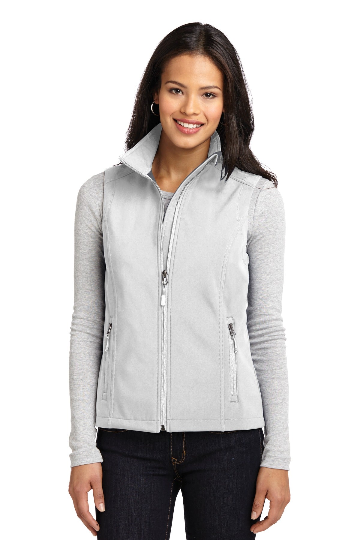 Port Authority Women's Core Soft Shell Vest. L325 - Marshmallow