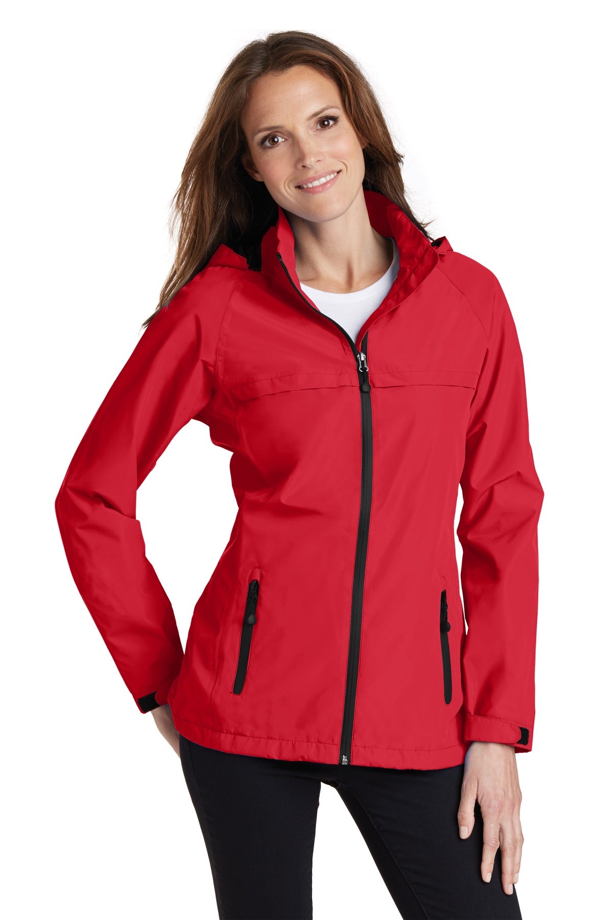 Port Authority Women's Torrent Waterproof Jacket. L333 - Engine Red
