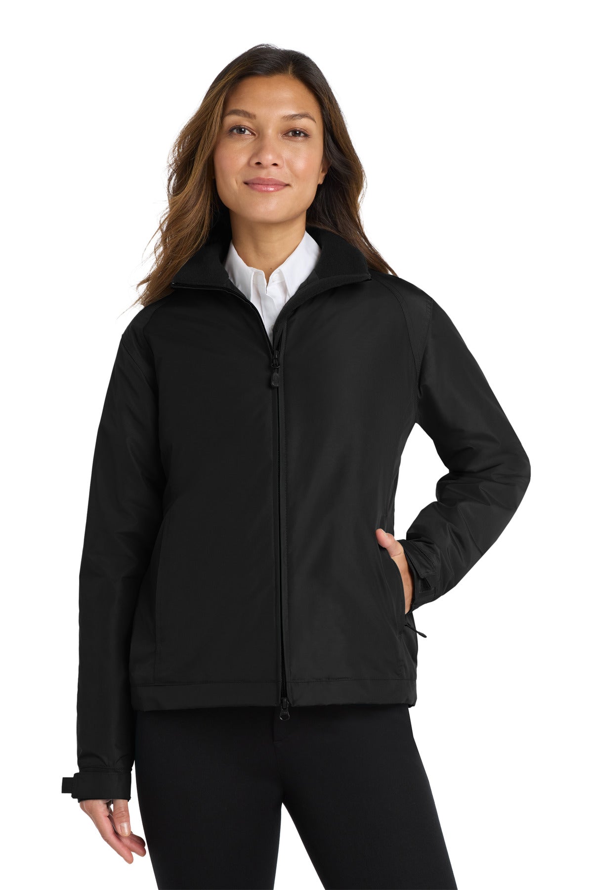 Port Authority Women's Challenger Jacket. L354 - True Black/ True Black