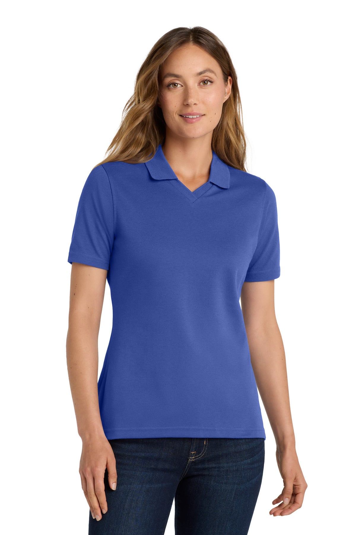 Port Authority Women's Rapid Dry Polo.  L455 - Royal