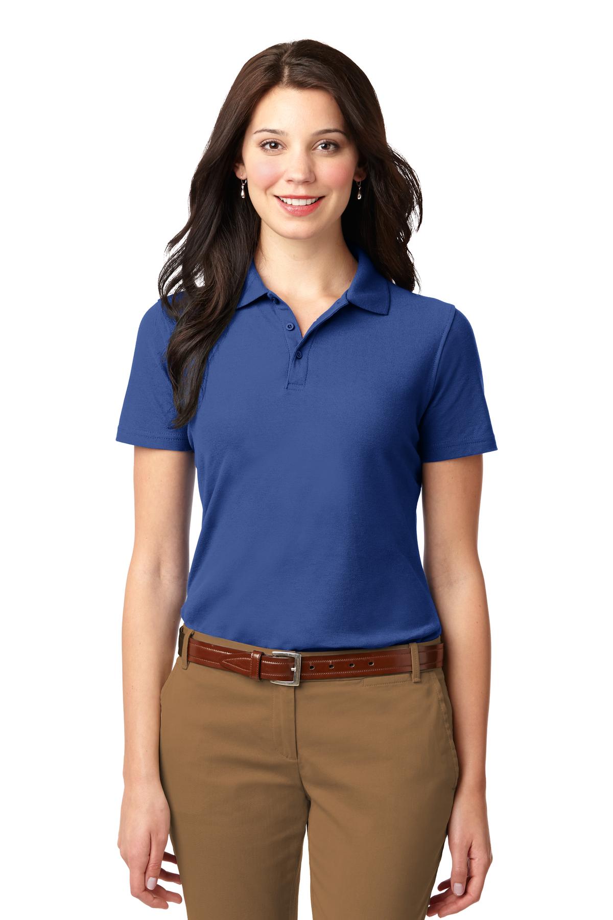 Port Authority Women's Stain-Resistant Polo. L510 - Royal