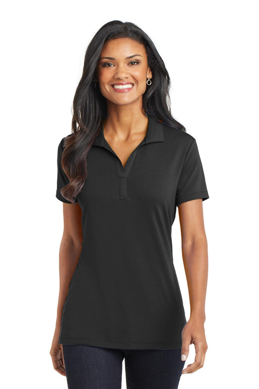 Port Authority Women's Cotton Touch Performance Polo. L568 - Black