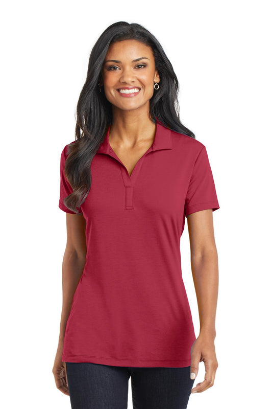 Port Authority Women's Cotton Touch Performance Polo. L568 - Chili Red