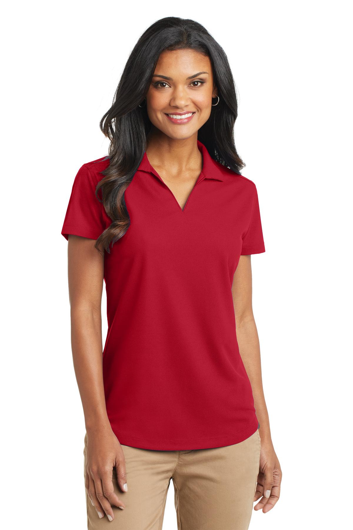 Port Authority Women's Dry Zone Grid Polo. L572 - Engine Red