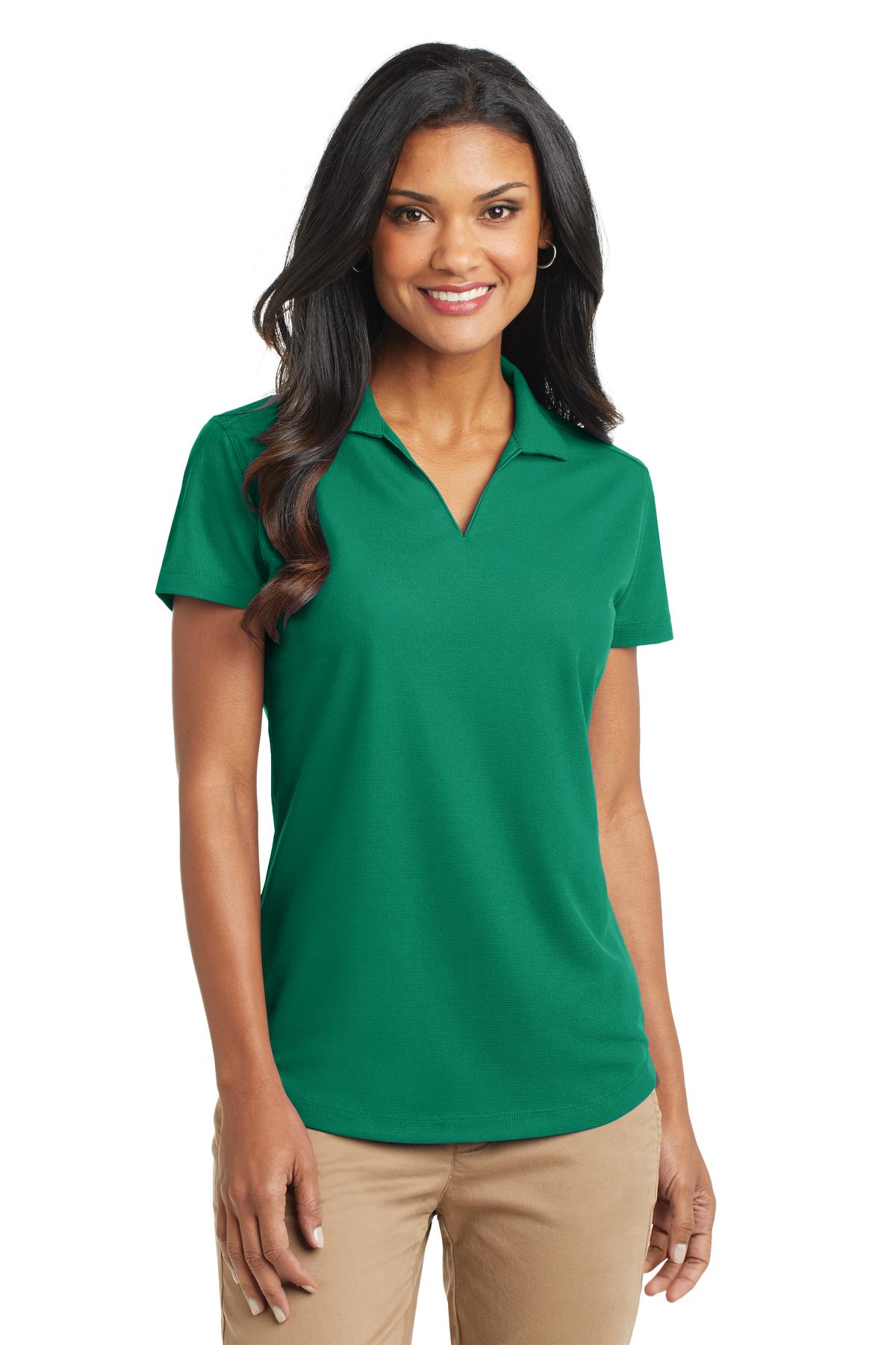 Port Authority Women's Dry Zone Grid Polo. L572 - Jewel Green