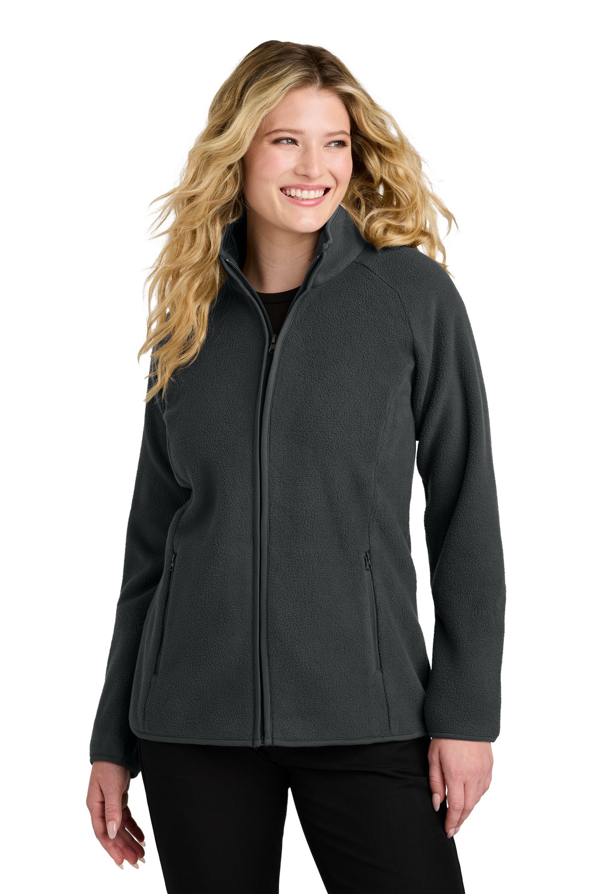 Port Authority Women's C-FREE Raglan Fleece L700 - Grey Steel