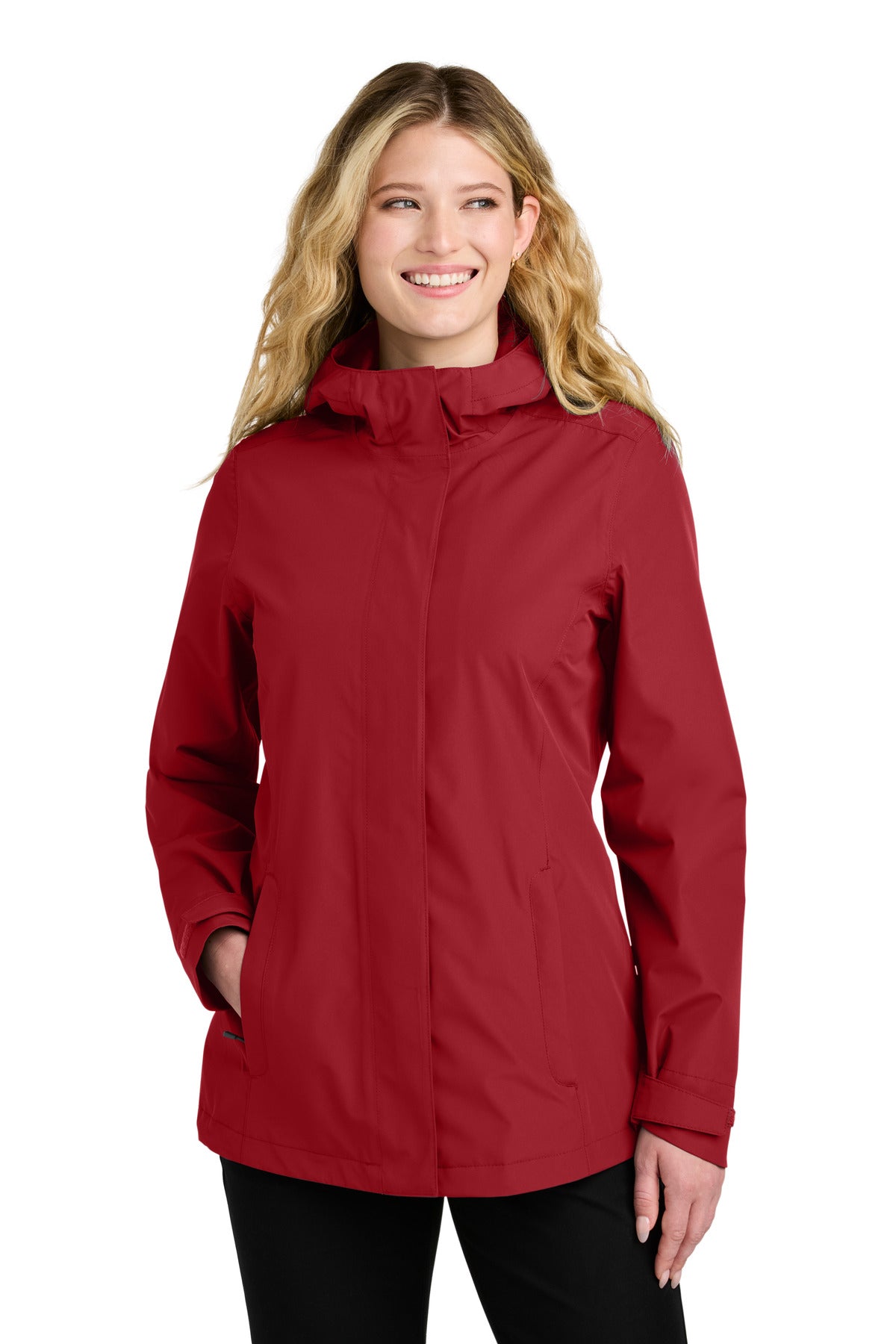 Port Authority Women's C-FREE Rain Jacket L714 - Rich Red