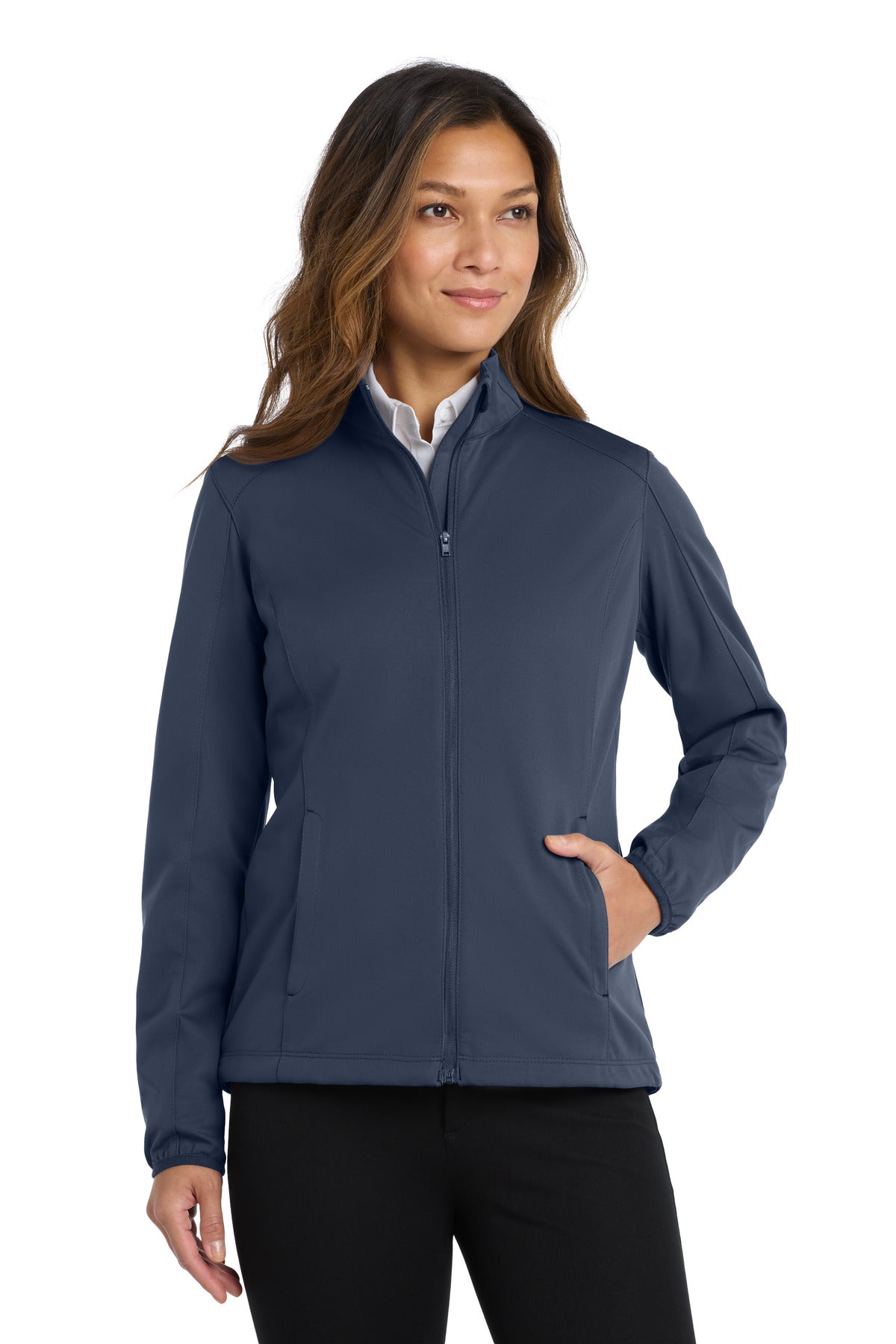 Port Authority Women's Active Soft Shell Jacket. L717 - Dress Blue Navy