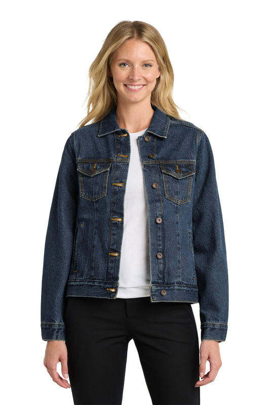Port Authority Women's Denim Jacket. L7620 - Denim Blue