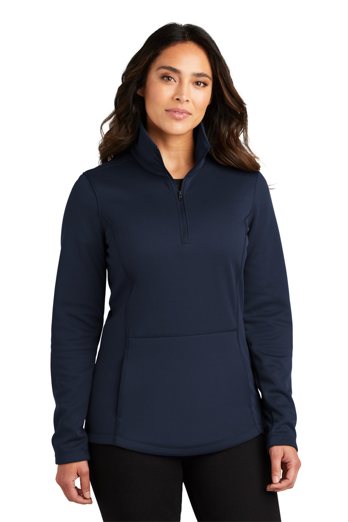 Port Authority Women's Smooth Fleece 1/4-Zip L804 - River Blue Navy