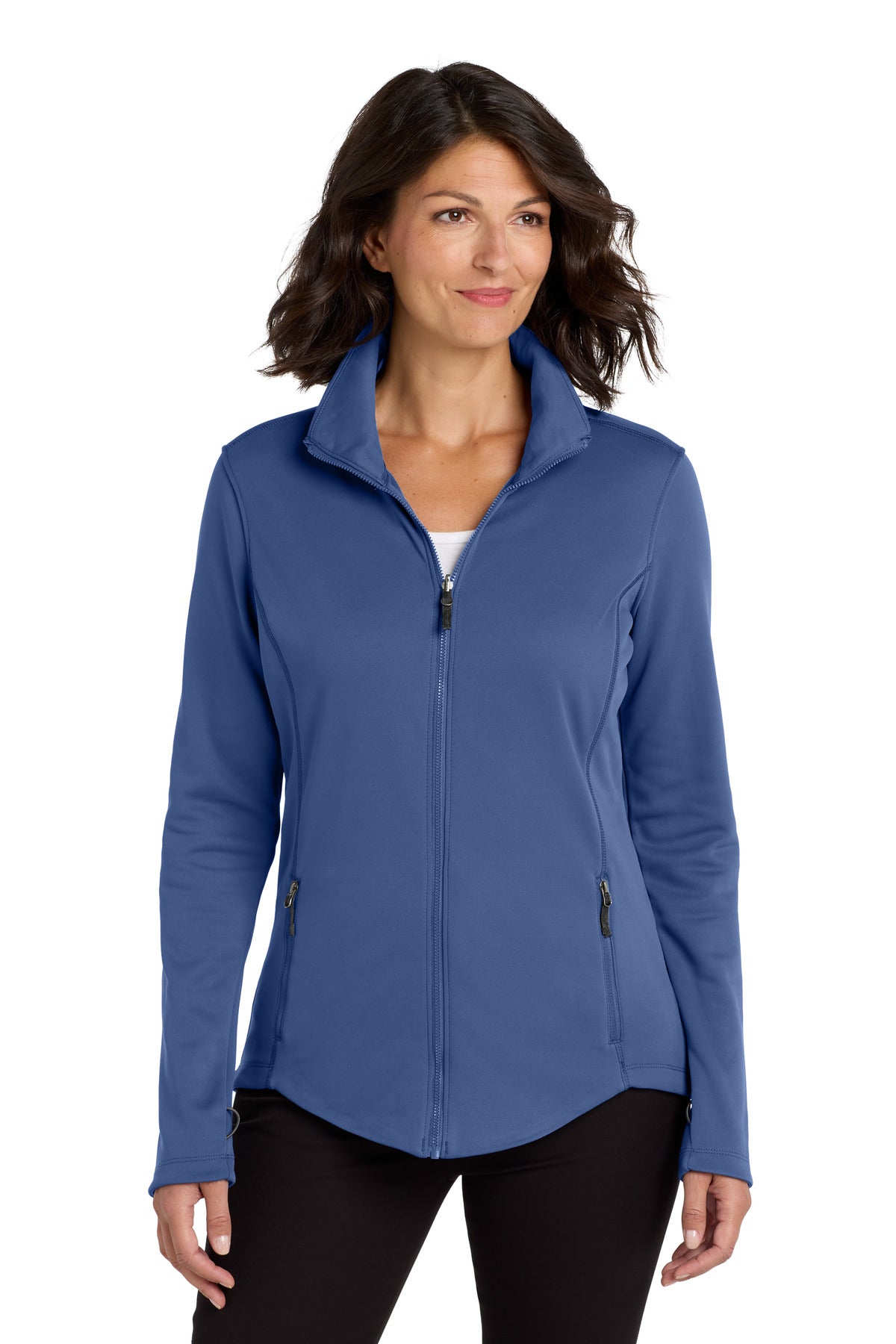 Port Authority  Women's Collective Smooth Fleece Jacket. L904 - Night Sky Blue