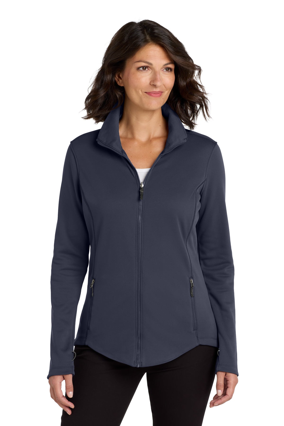 Port Authority  Women's Collective Smooth Fleece Jacket. L904 - River Blue Navy