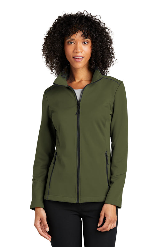 Port Authority Women's Collective Tech Soft Shell Jacket L921 - Olive Green