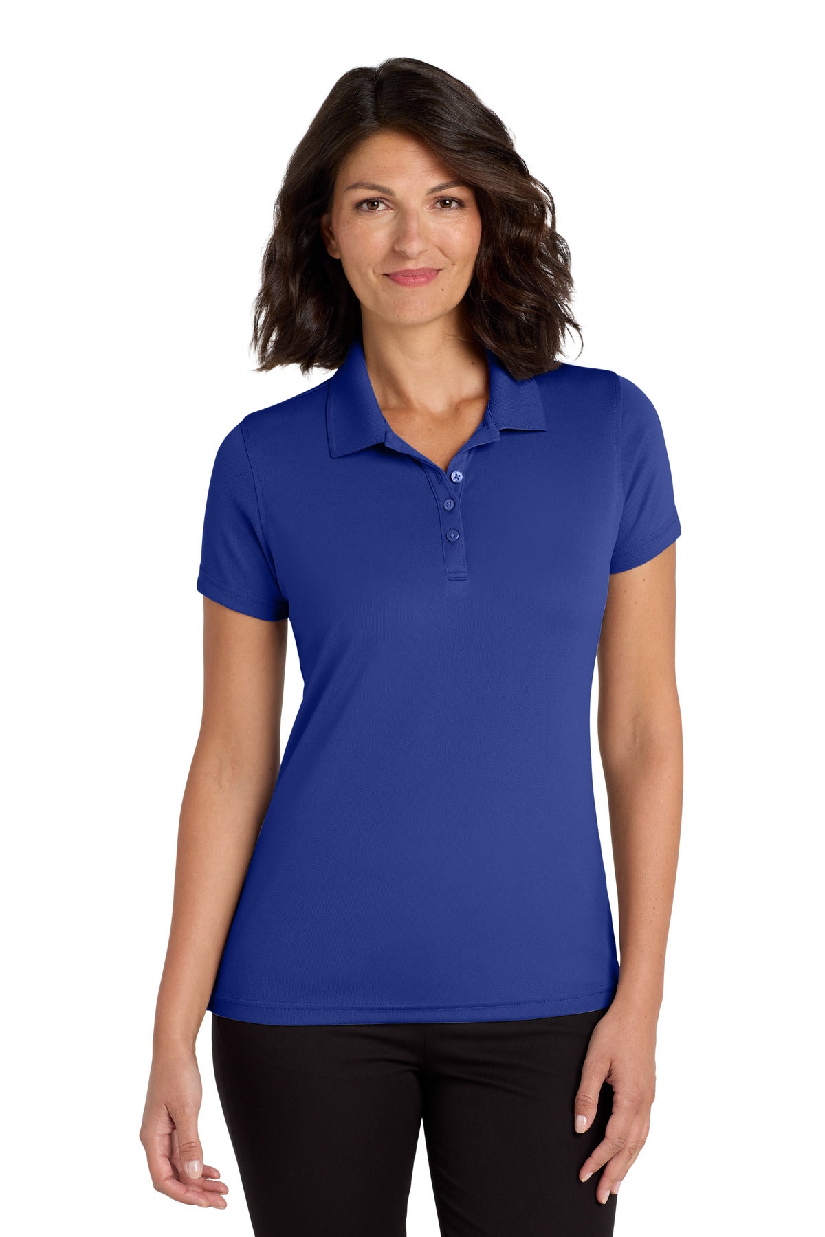Port Authority Women's Dry Zone UV Micro-Mesh Polo. LK110 - True Royal