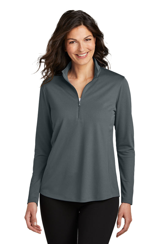 Port Authority Women's Dry Zone UV Micro-Mesh 1/4-Zip LK112 - Graphite