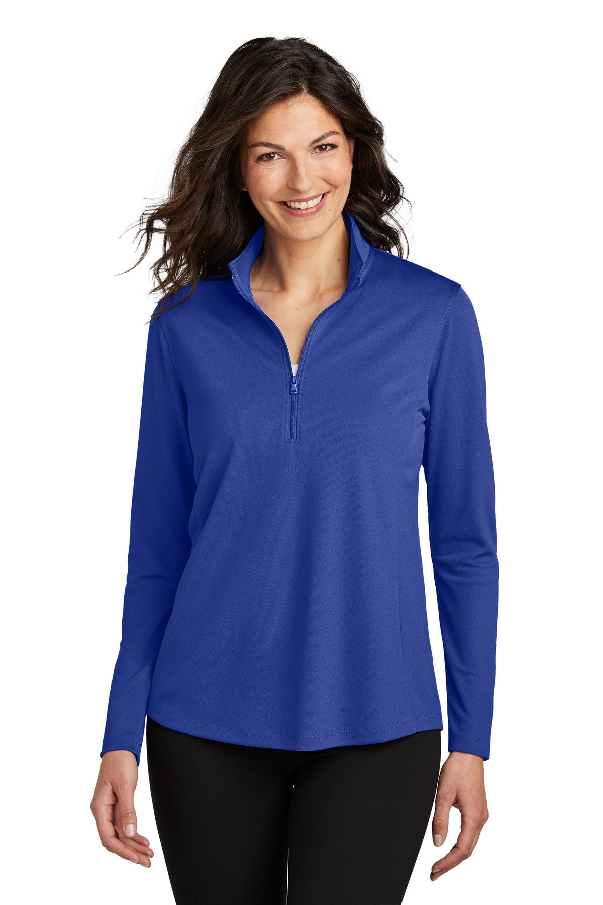 Port Authority Women's Dry Zone UV Micro-Mesh 1/4-Zip LK112 - True Royal