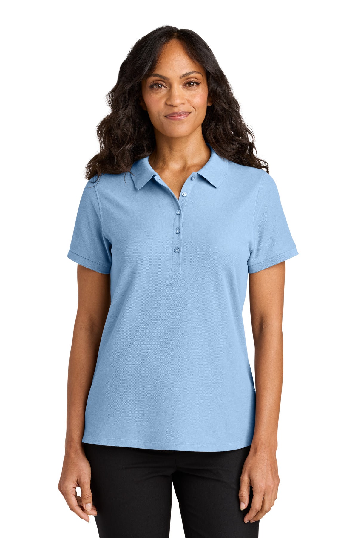 Port Authority Women's Wearever Signature Pique Polo LK200 - Cloud Blue