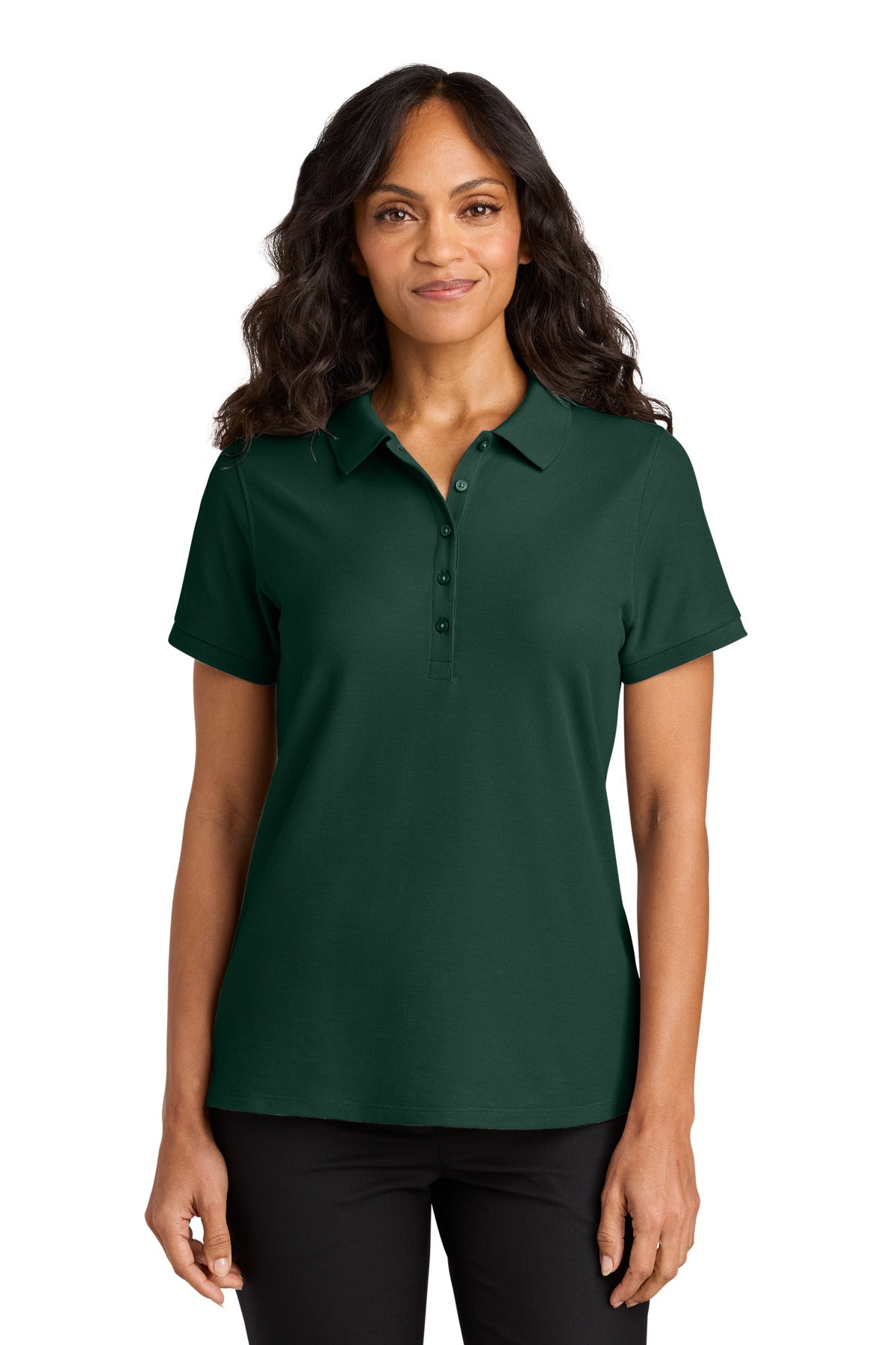 Port Authority Women's Wearever Signature Pique Polo LK200 - Dark Green