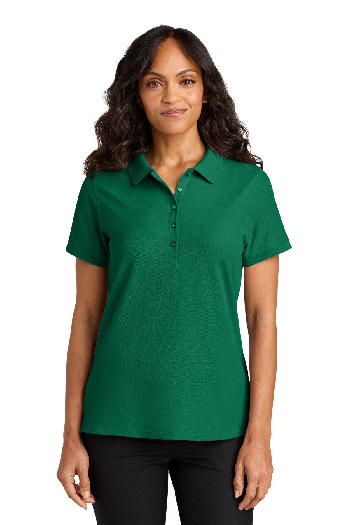 Port Authority Women's Wearever Signature Pique Polo LK200 - Kelly Green