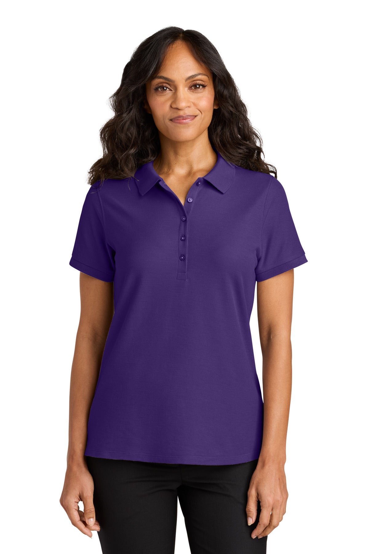 Port Authority Women's Wearever Signature Pique Polo LK200 - Prism Purple