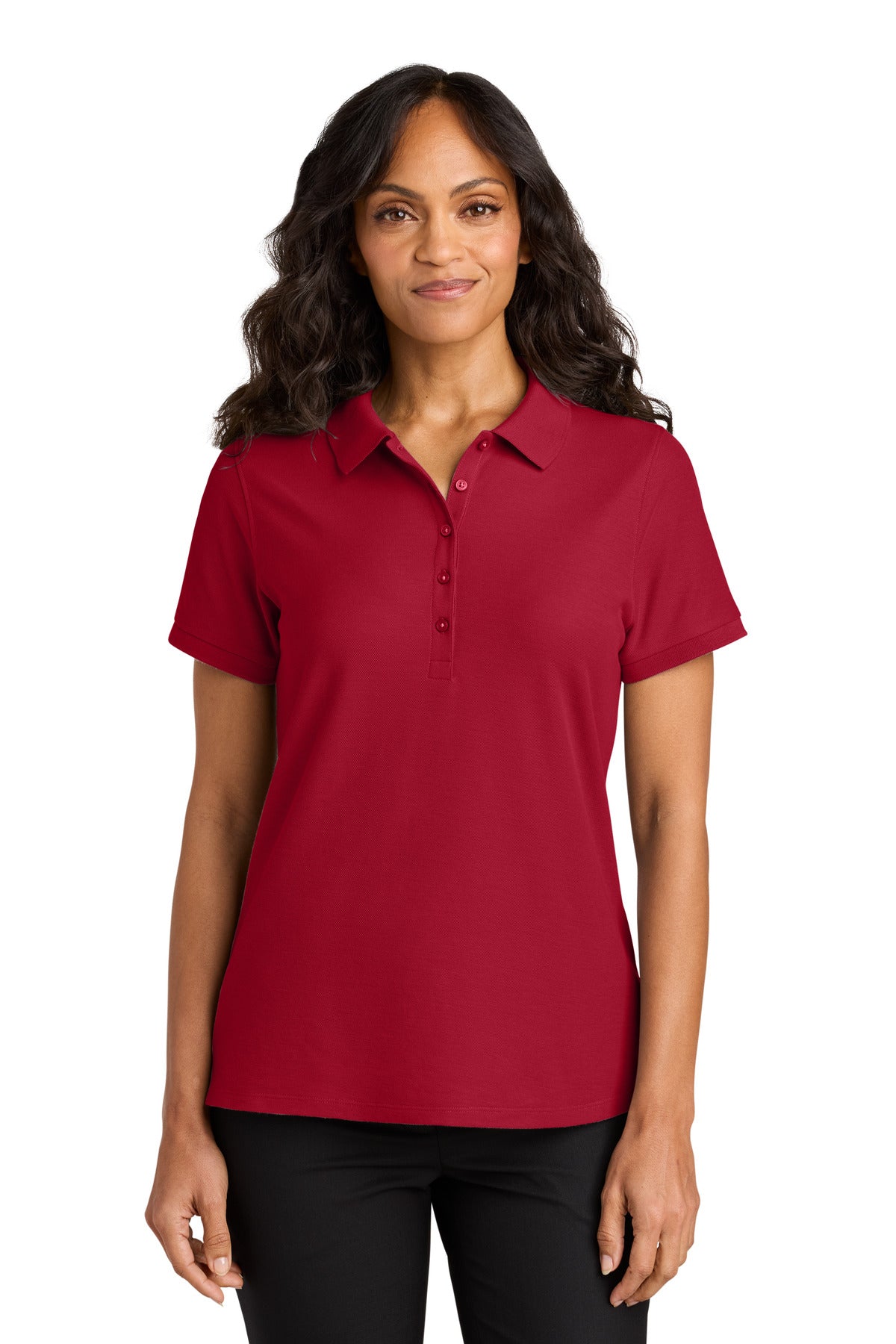 Port Authority Women's Wearever Signature Pique Polo LK200 - Red