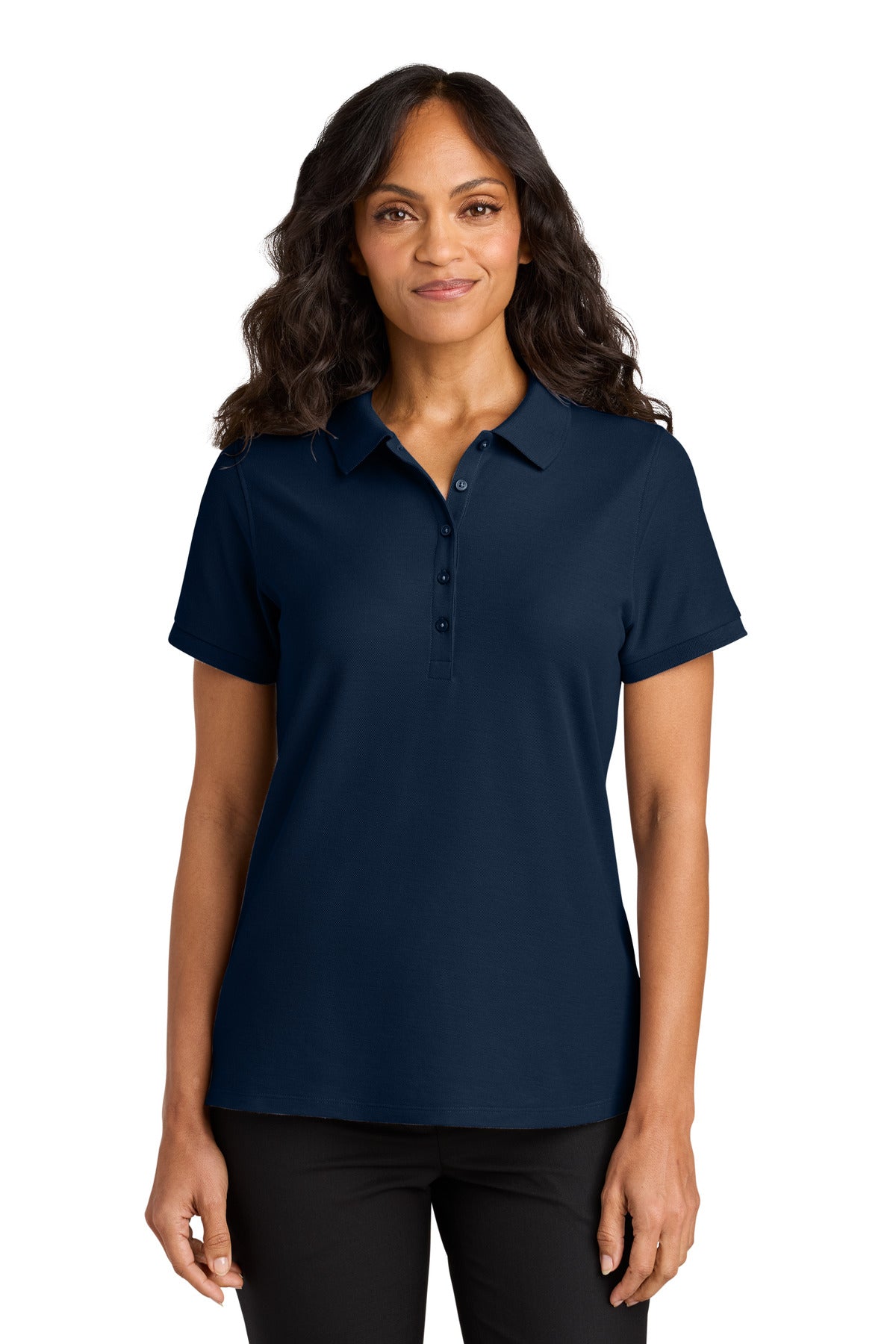 Port Authority Women's Wearever Signature Pique Polo LK200 - River Blue Navy