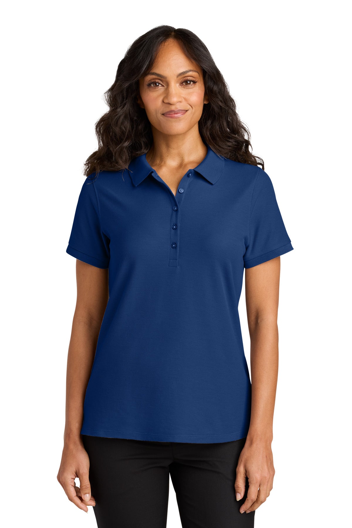 Port Authority Women's Wearever Signature Pique Polo LK200 - Royal
