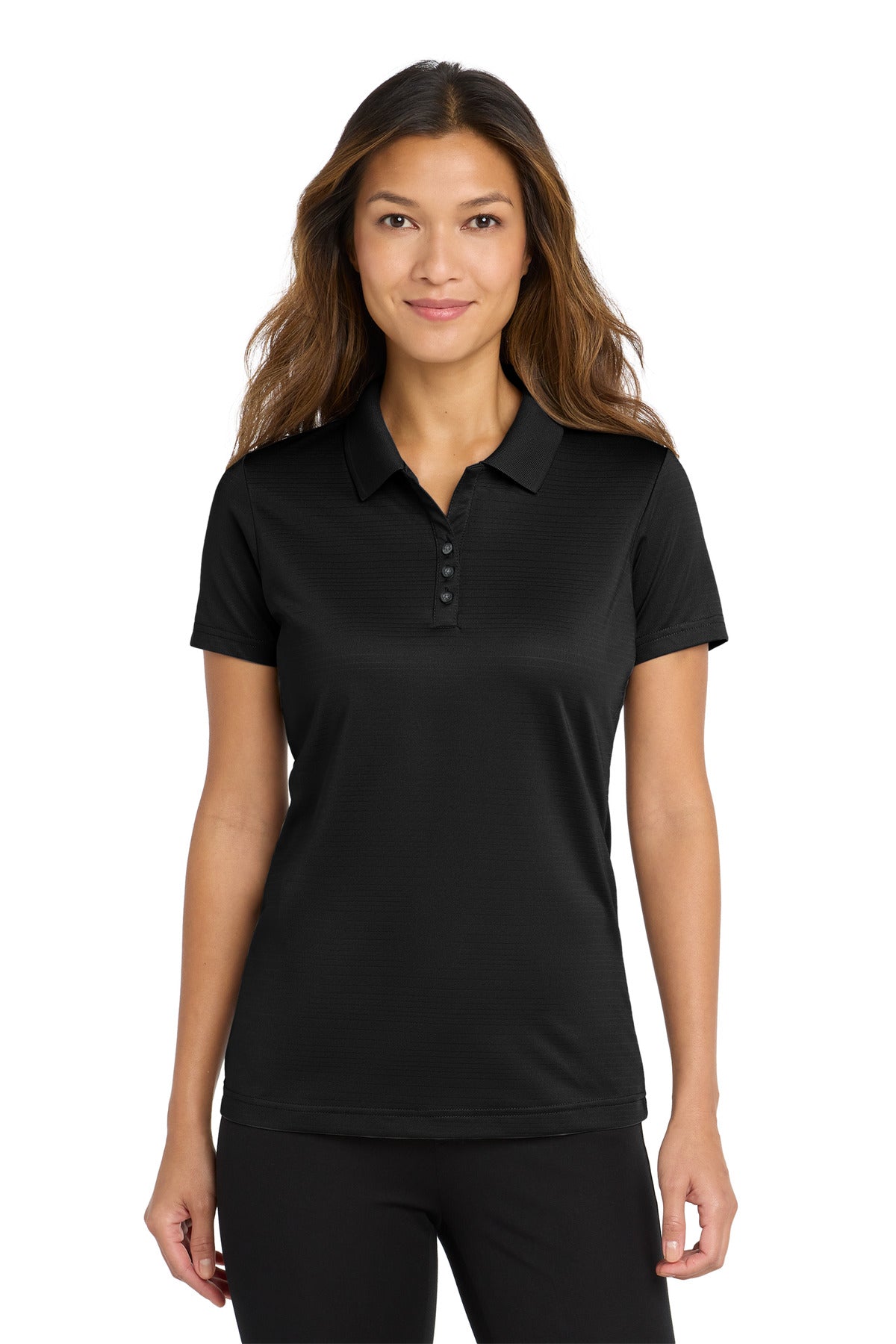 Port Authority  Women's Eclipse Stretch Polo. LK587 - Deep Black