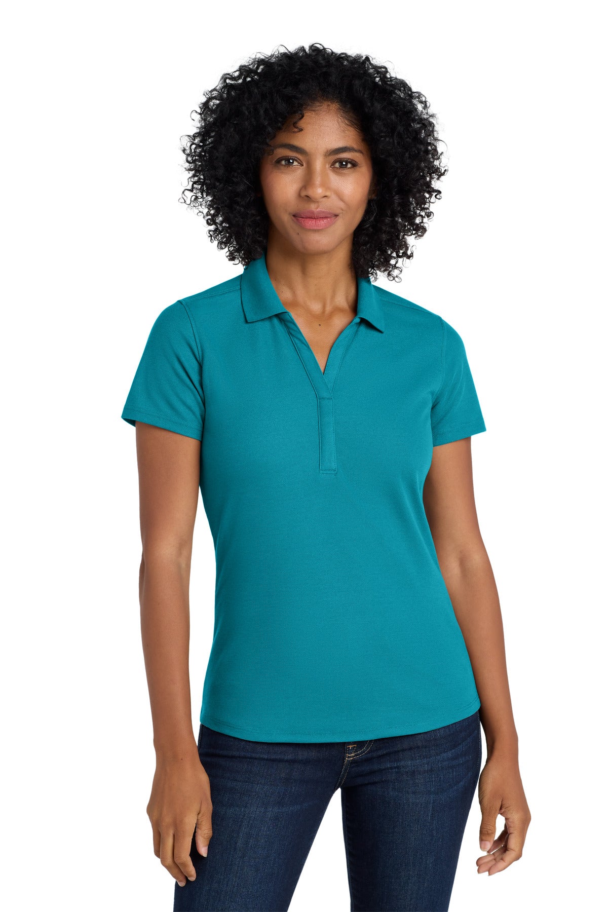 Port Authority  Women's EZPerformance  Pique Polo. LK600 - Teal