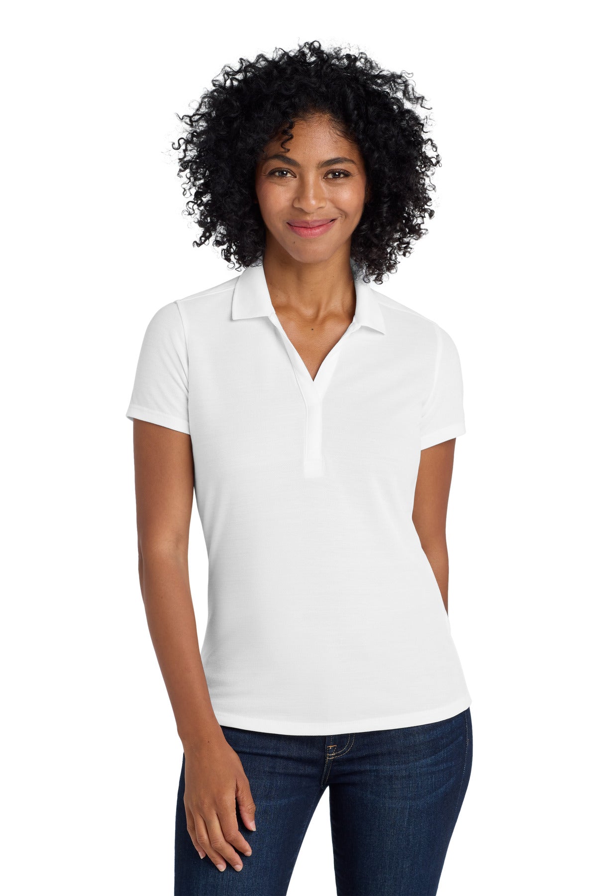 Port Authority  Women's EZPerformance  Pique Polo. LK600 - White