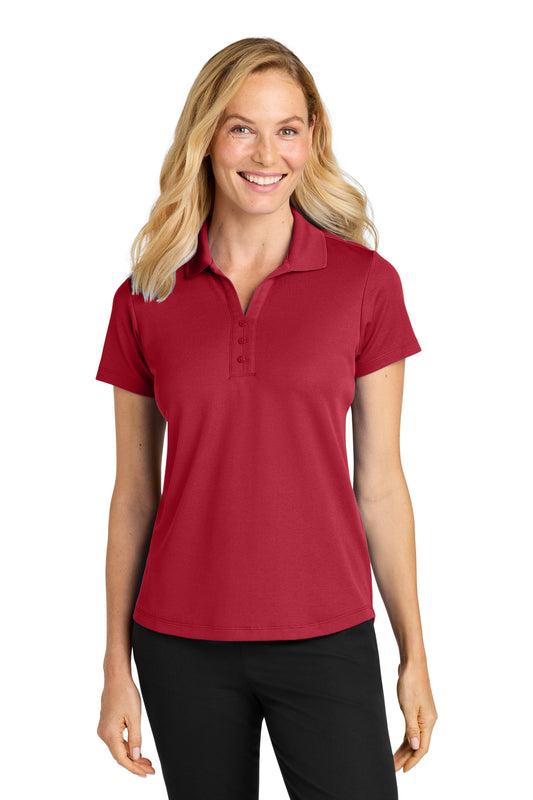 Port Authority Women's Plaited Pique Polo LK620 - Rich Red