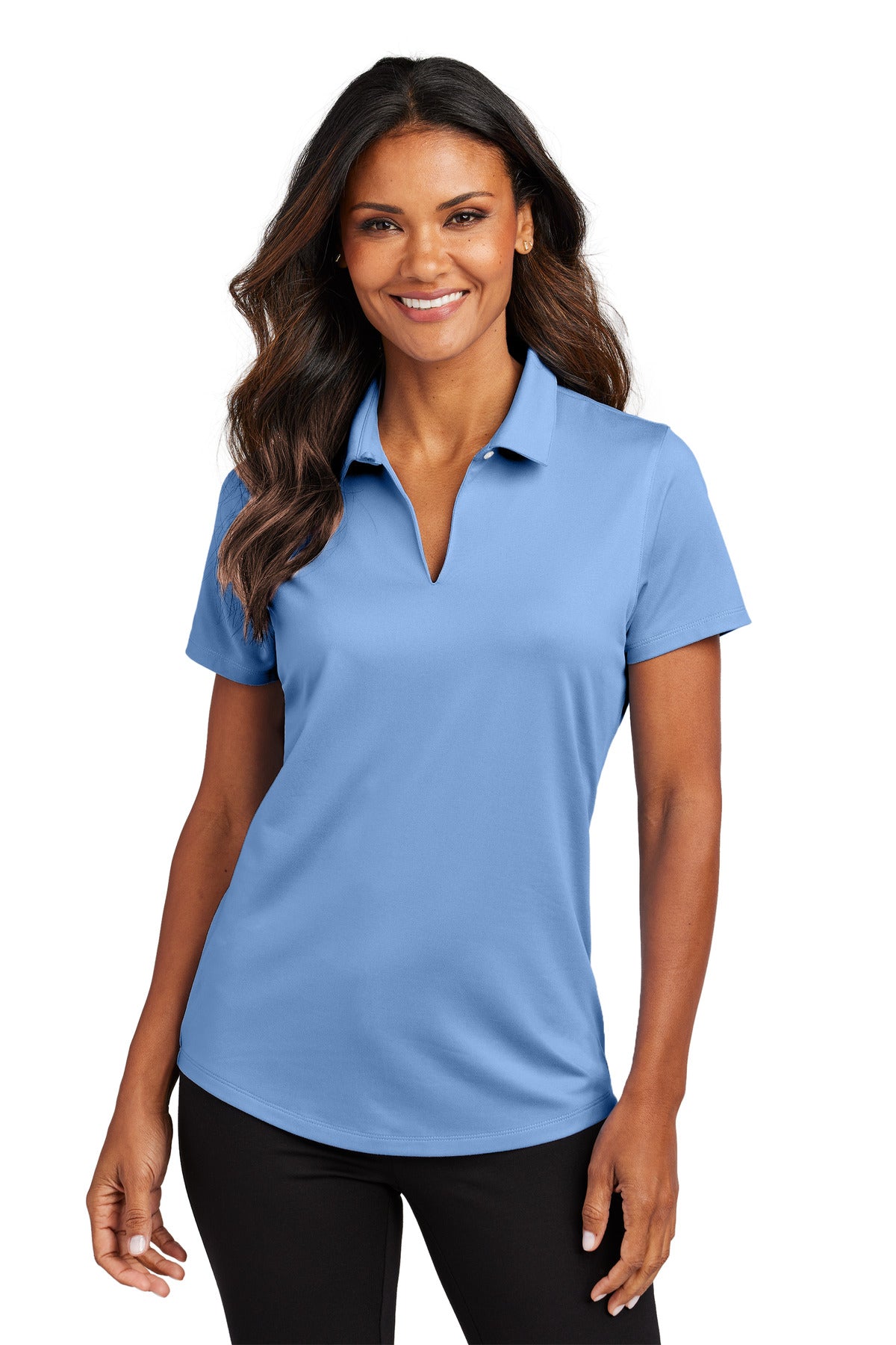 Port Authority Women's City Stretch Polo LK683 - Swiss Blue