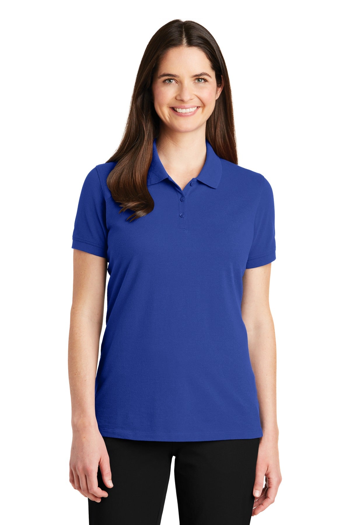 Port Authority Women's EZCotton Polo. LK8000 - True Royal