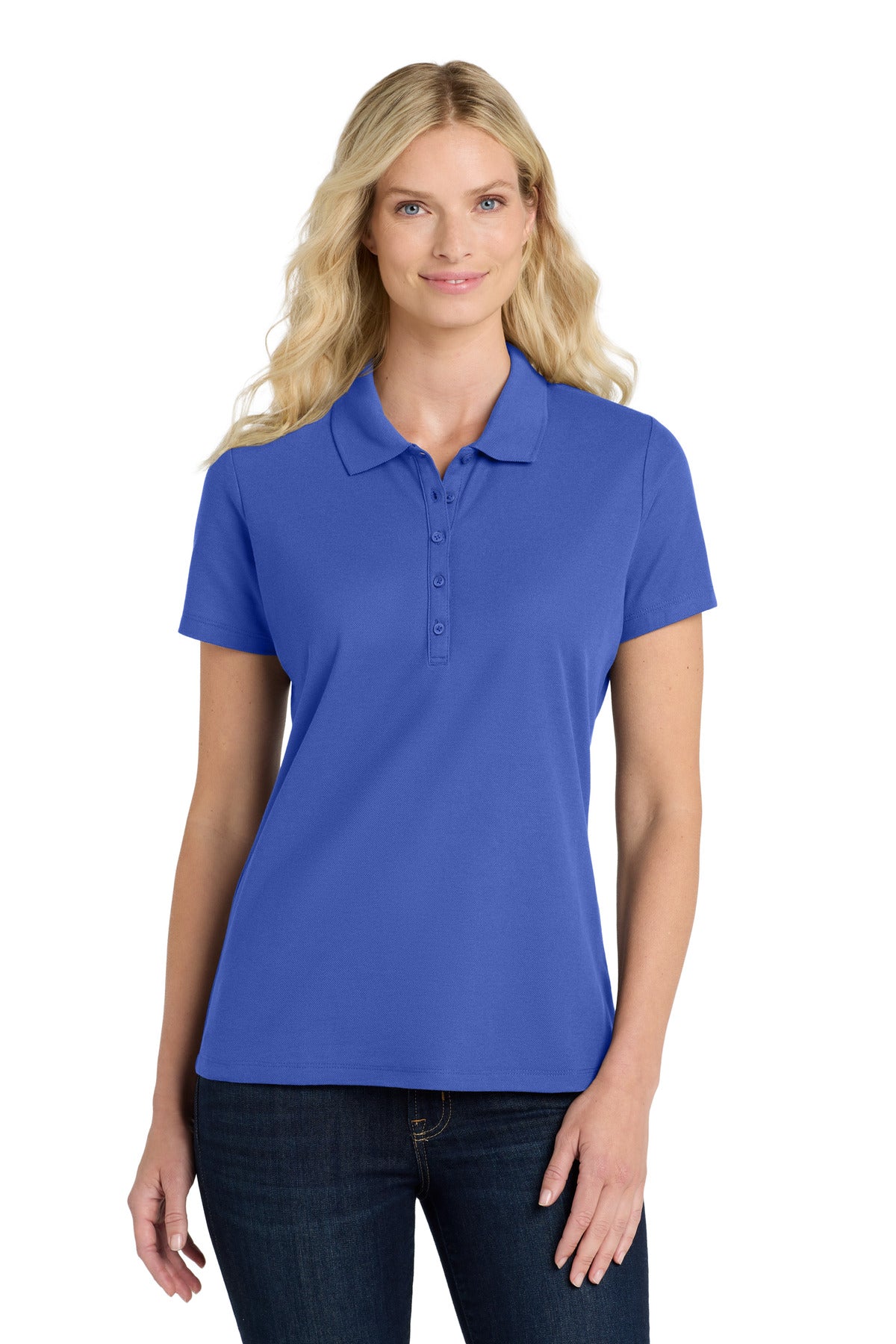 Port Authority Women's SuperPro React  Polo. LK810 - True Royal