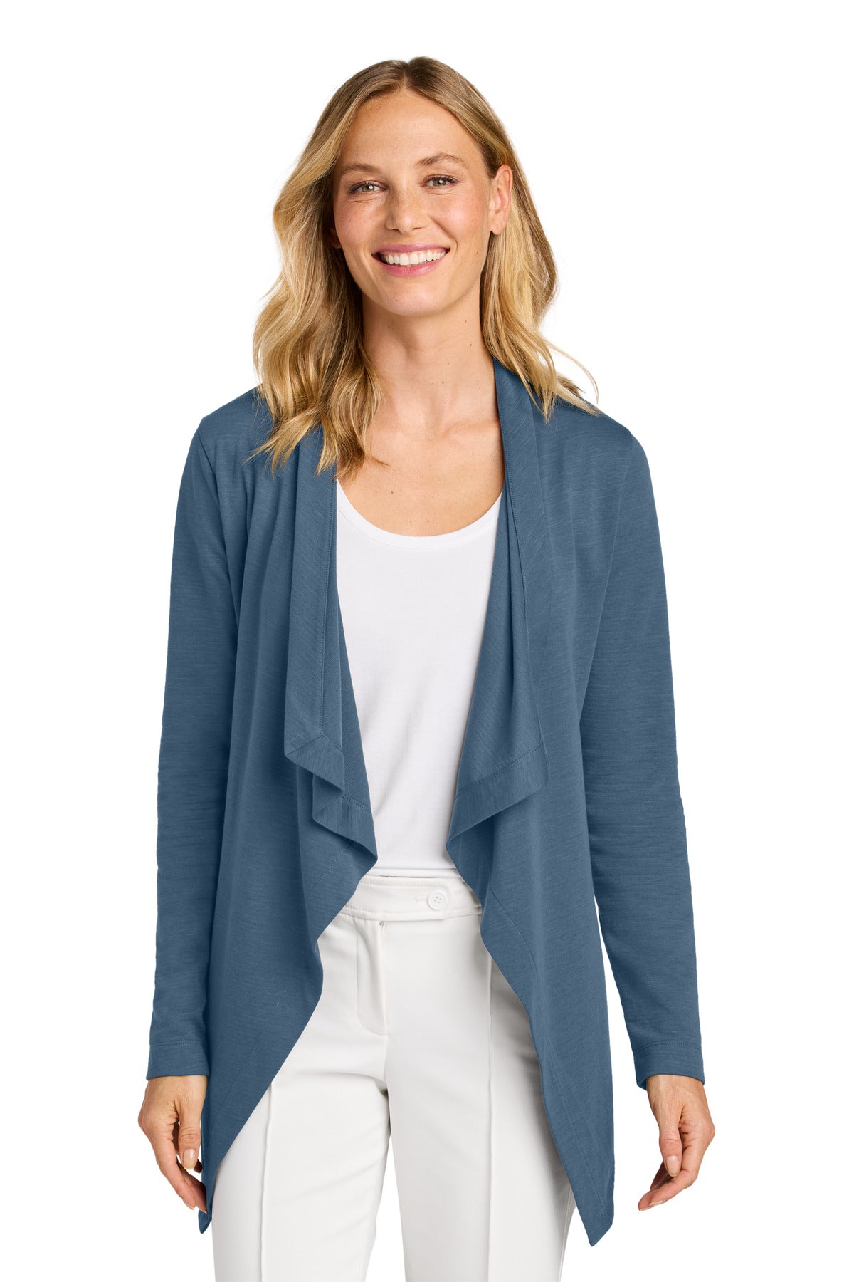 Port Authority Women's Breakwater Open Cardigan LK820 - Dusk Blue