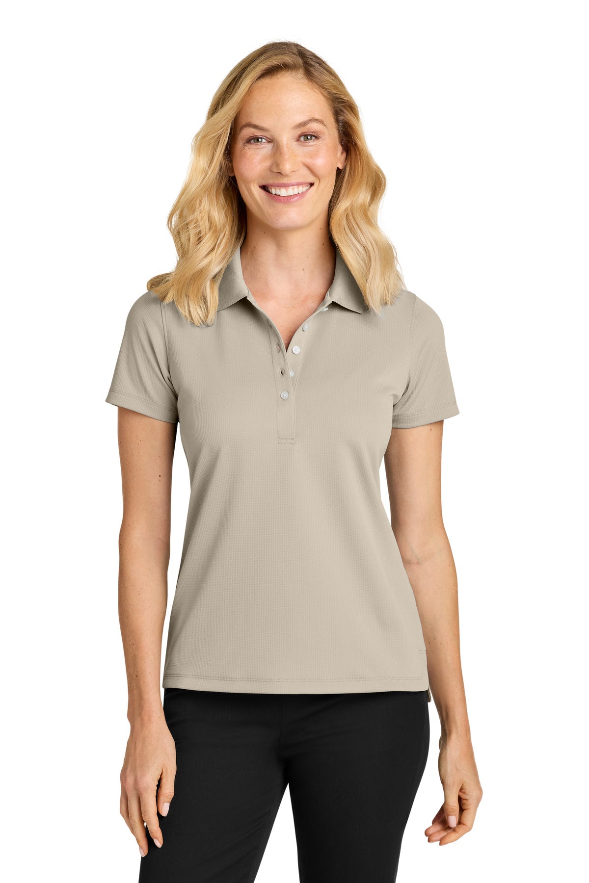 Port Authority Women's Dry Zone Stain-Release Grid Polo LK845 - Sahara