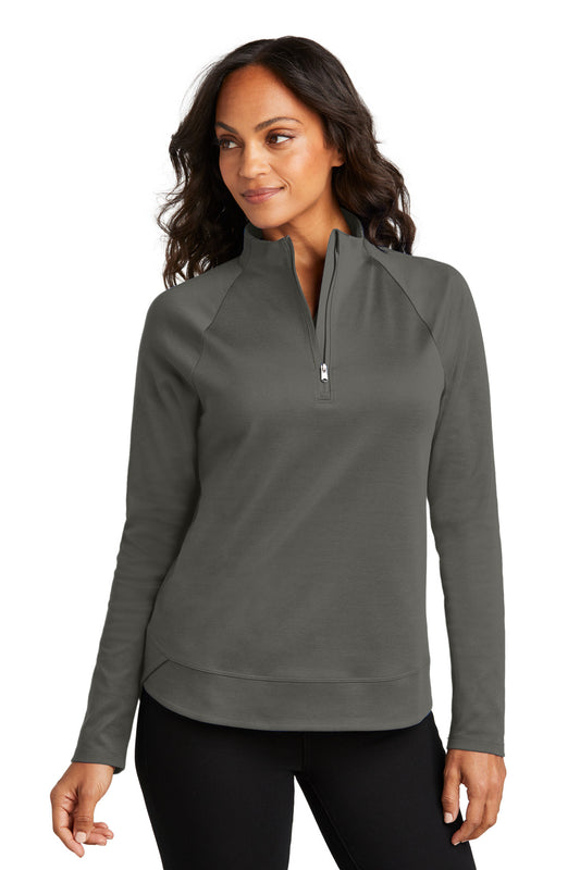 Port Authority Women's C-FREE Cypress 1/4-Zip LK870 - Grey Steel