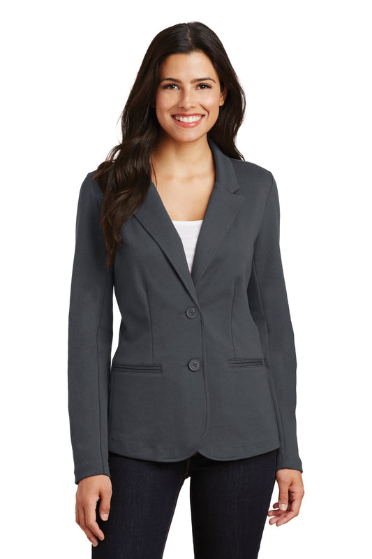 Port Authority Women's Knit Blazer. LM2000 - Battleship Grey